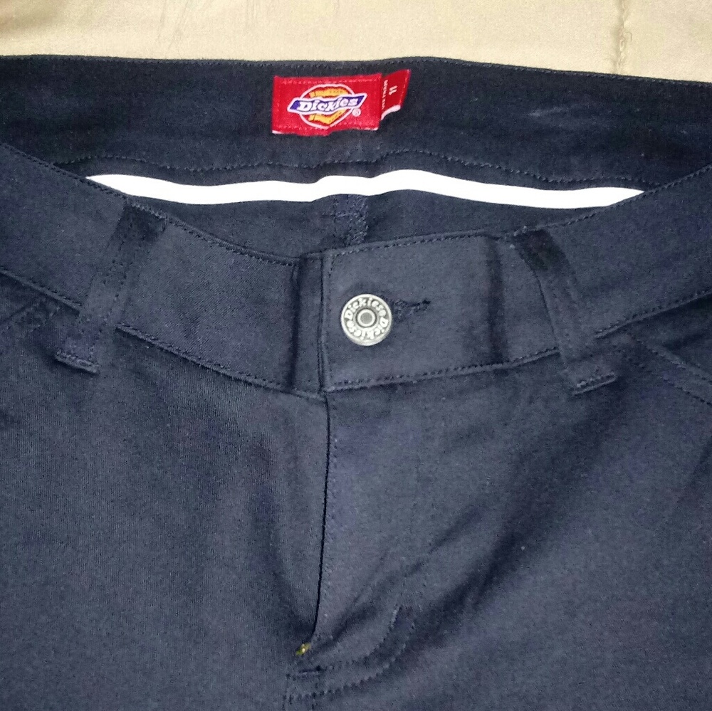 DICKIES SZ 12 NAVY BLUE LOW RISE PANTS